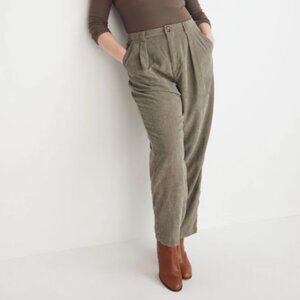 Madewell Corduroy High-Rise Tapered Pants